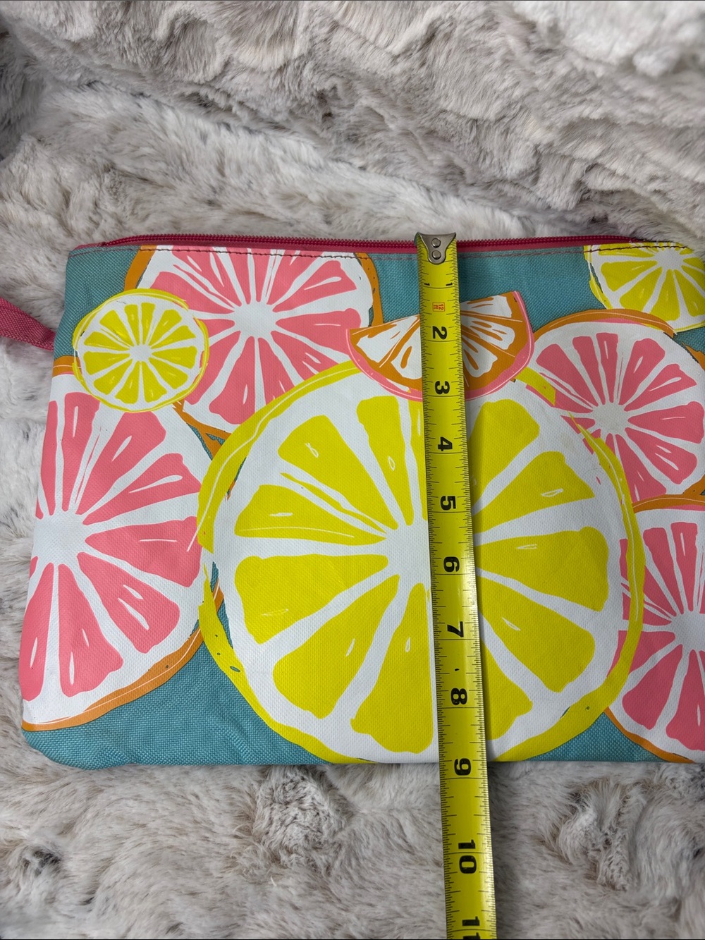 Royal Standard Bright Citrus Print Wet/Dry Bag for Pool or Beach - Picture 6 of 7